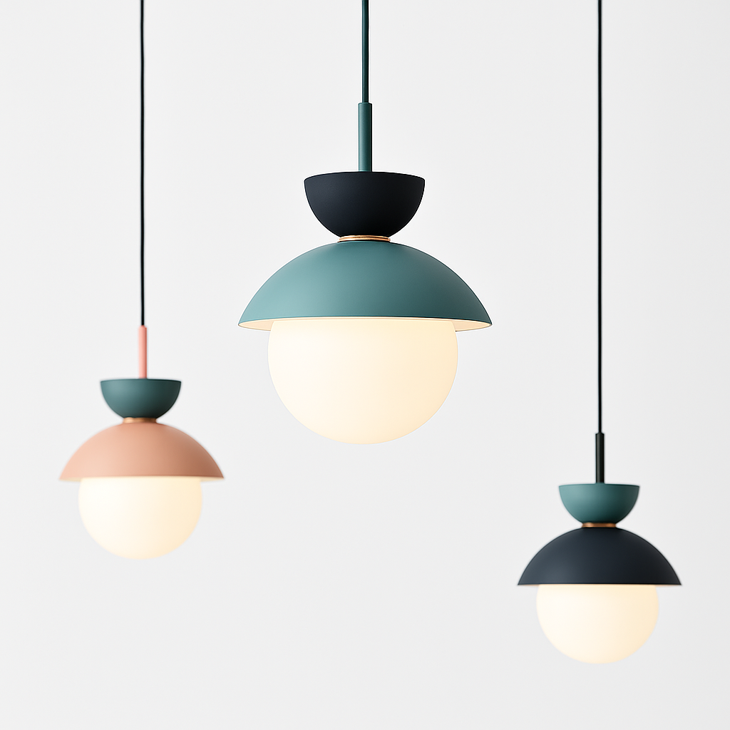 Suspension moderne nordique boule de verre luminaires suspendus suspension cuisine salle à manger chambre décor à la maison luminaire lustre - vue 7 sur 22
