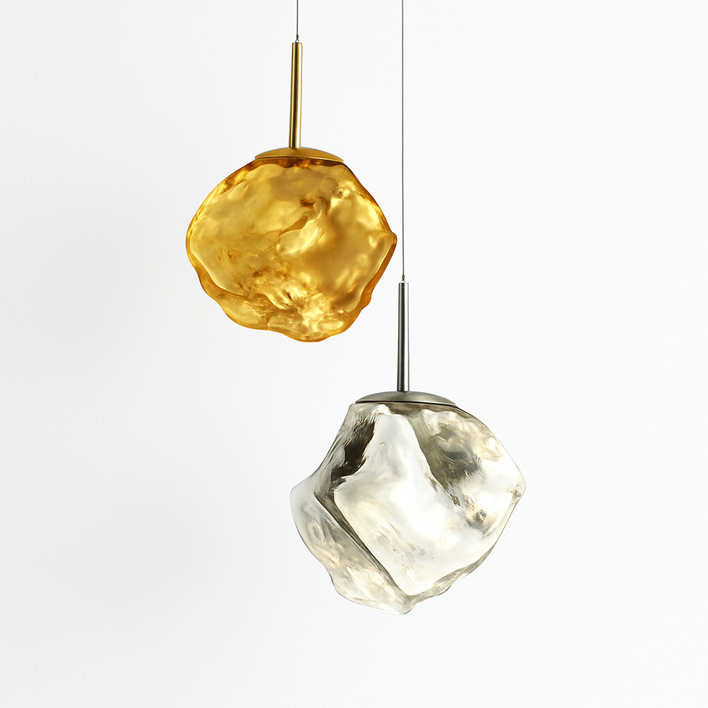 suspension nordique en verre à led décoratif pour intérieur - vue 2 sur 24