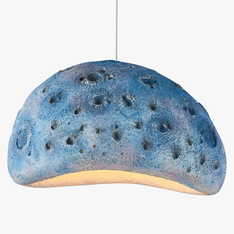 Suspension nordique étoile bleue planète lune espace thème Restaurant hôtel chambre à coucher lampe de salon Suspension pour chambre d'enfant