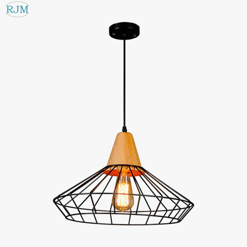 suspension nordique vintage en fer pour restaurant café
