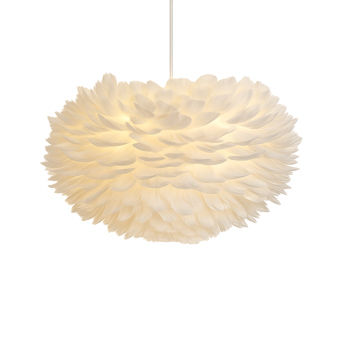 Suspension ovale en plumes Father