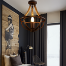 suspension rétro en corde pour décoration intérieure élégante