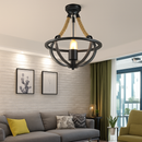 suspension rétro en corde pour décoration intérieure élégante