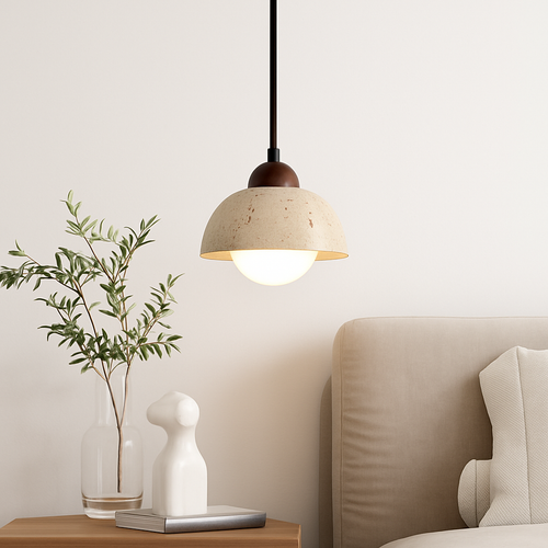 suspension sandyha rétro trou pierre petite créative led décorative