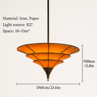 suspension style vintage wabi-sabi d'asie du sud-est