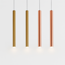suspension tube led design moderne pour cuisine et bar