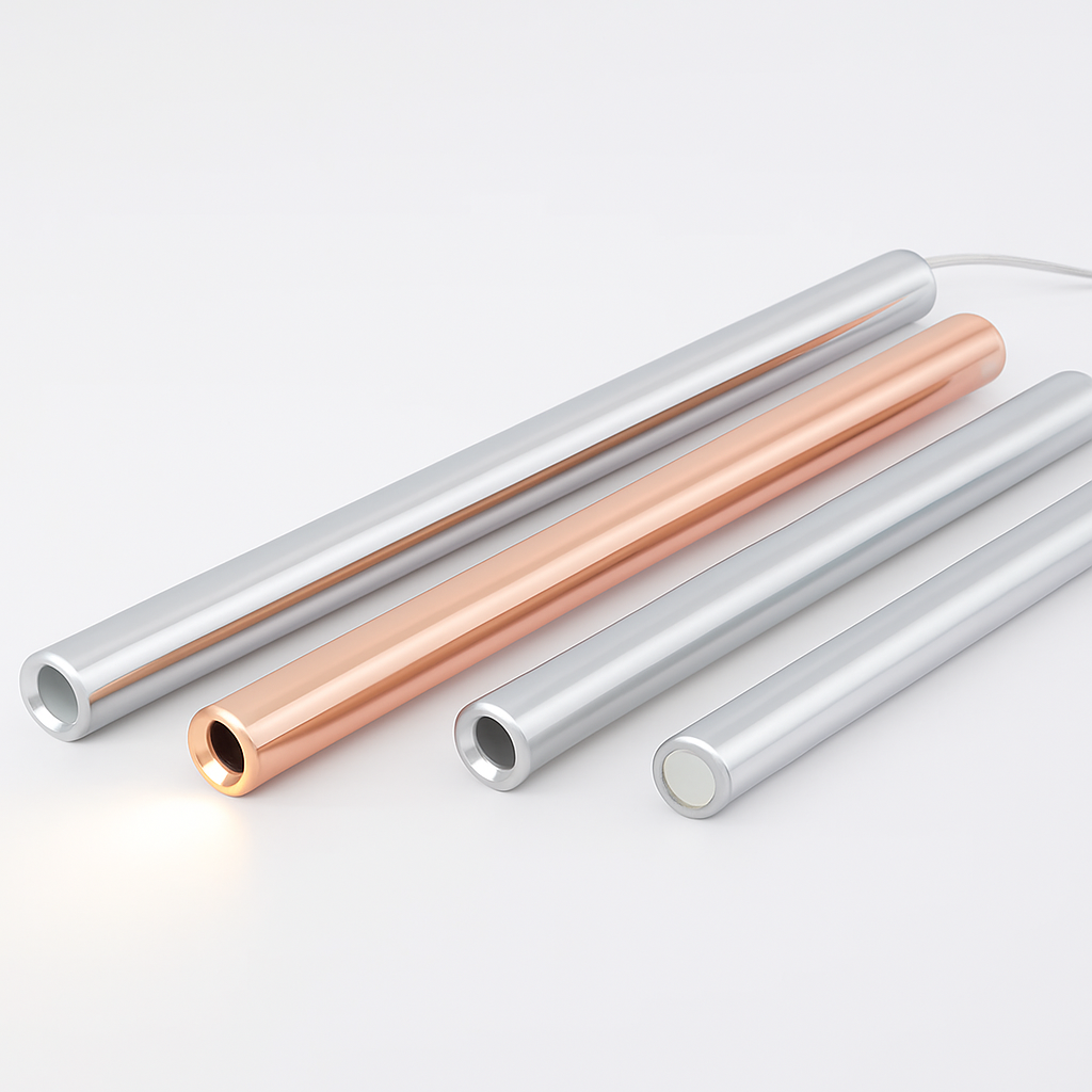 suspension tube led design moderne pour cuisine et bar - vue 6 sur 12