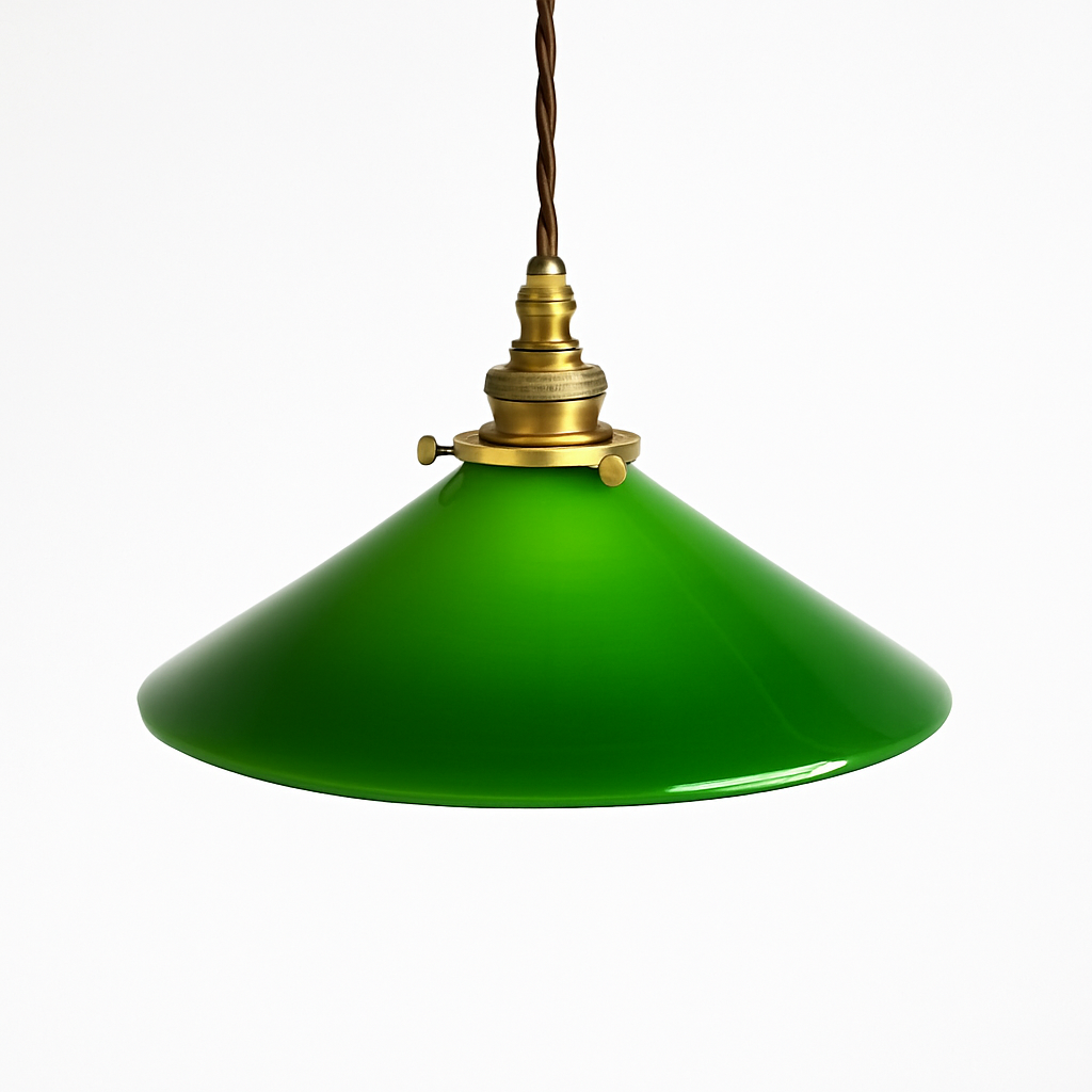 Suspension vintage edison en verre avec prise en cuivre - vue 11 sur 30