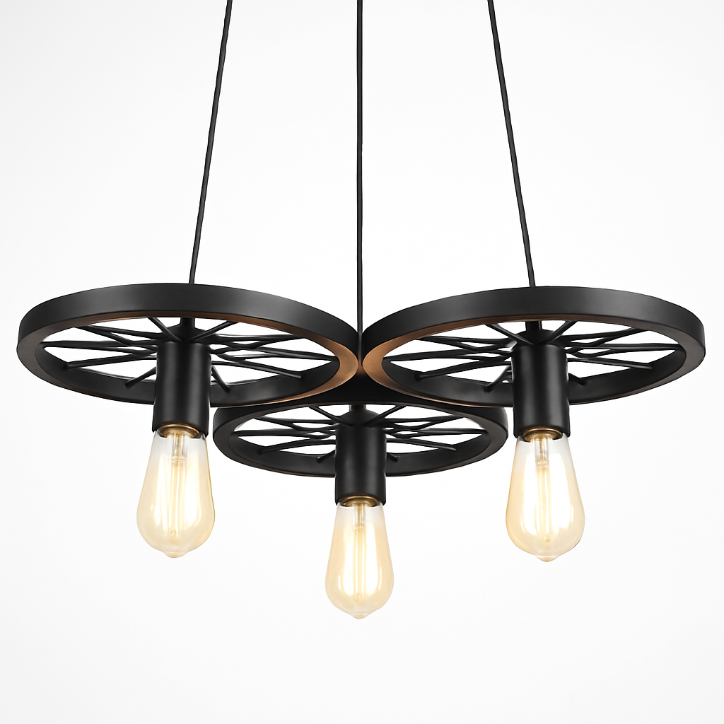Suspension Vintage en fer Simple - vue 3 sur 17