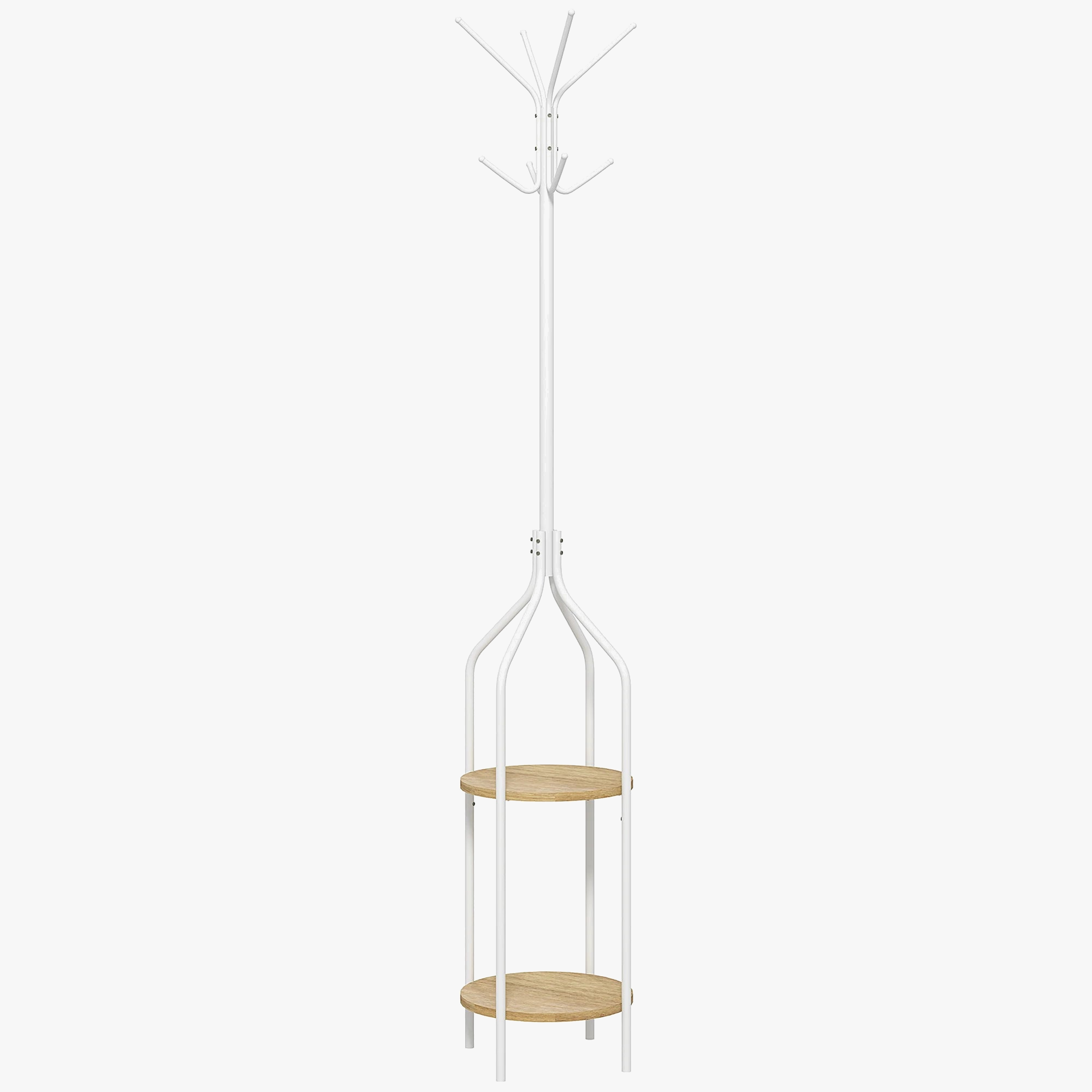 étagère design en forme d'arbre deux niveaux moderne et pratique