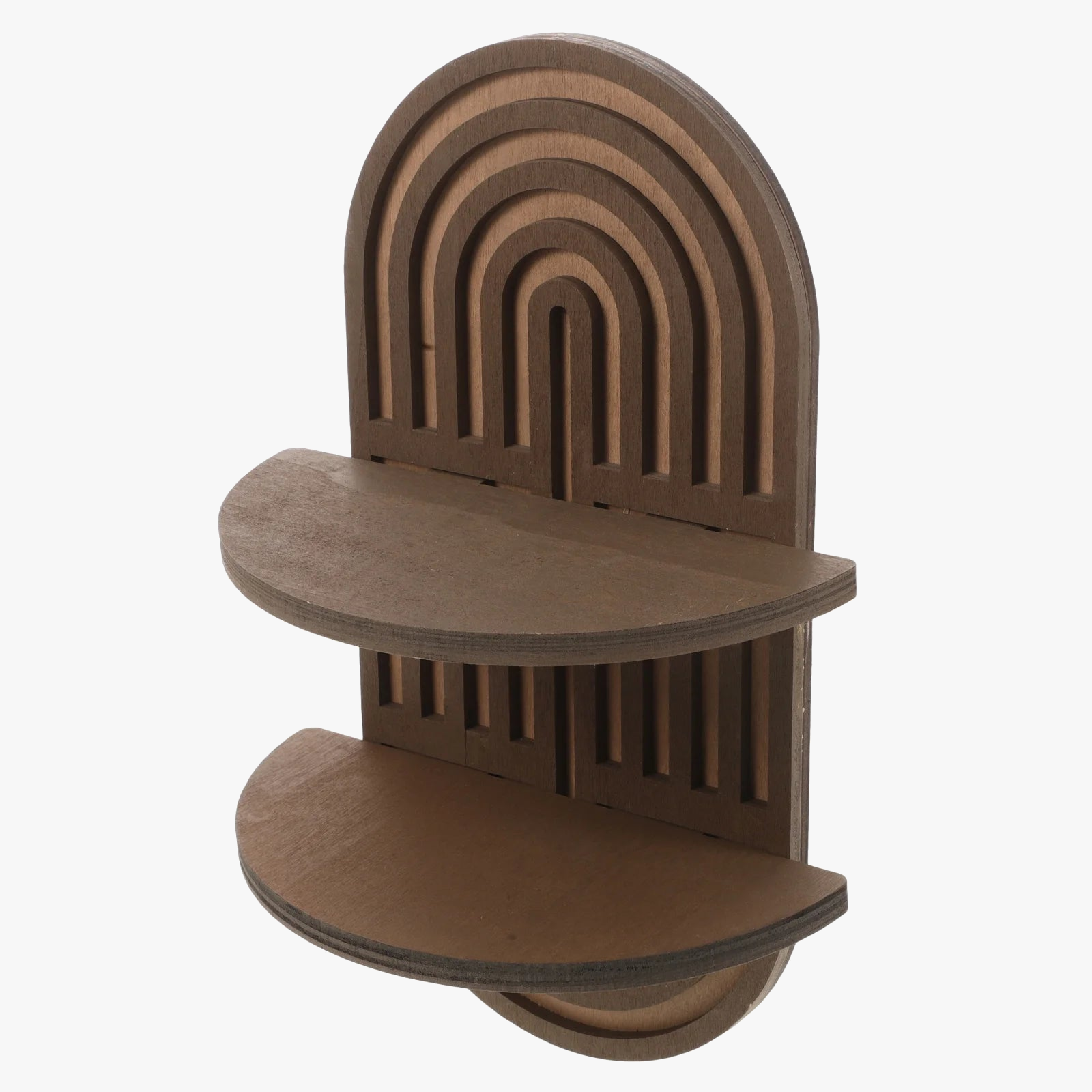 étagère murale ovale style bohème pour décoration d'automne