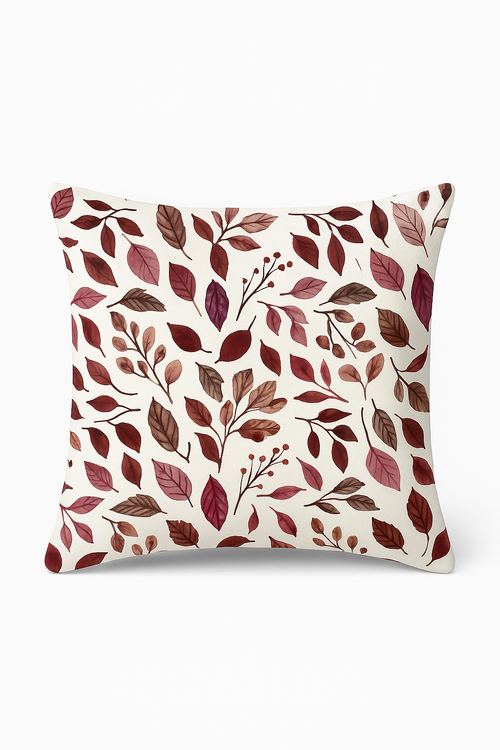 taie d'oreiller carrée fleurs 45 cm x 45 cm