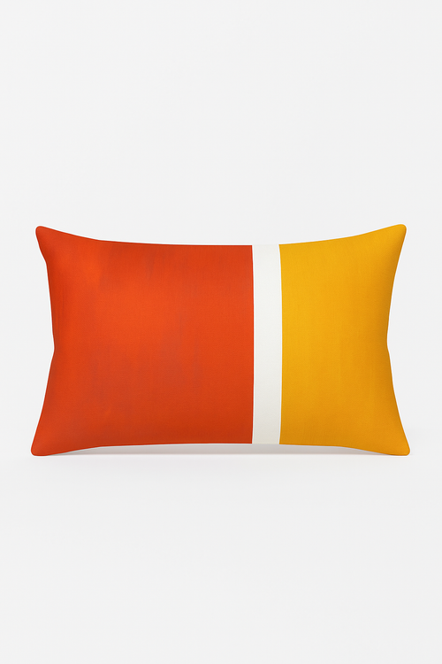 taie d'oreiller décorative à motifs géométriques avec soutien lombaire