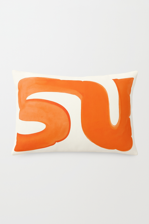 taie d'oreiller décorative géométrique avec soutien lombaire