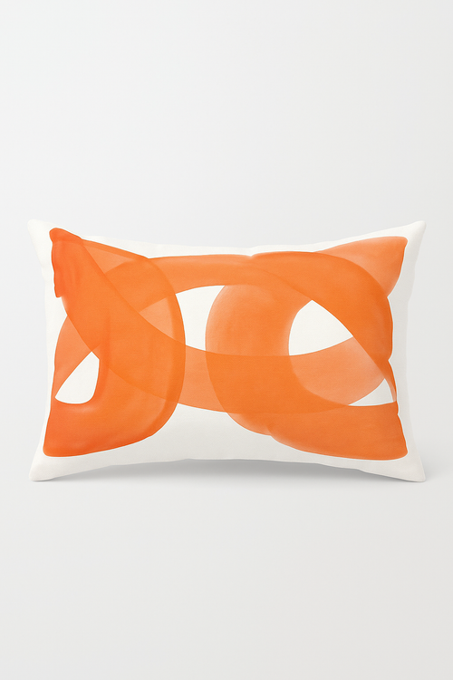 taie d'oreiller décorative géométrique avec soutien lombaire