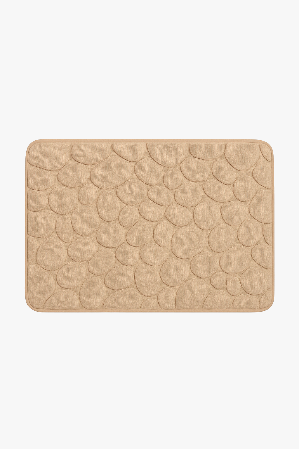 Tapis de bain 3d effet pavés antidérapant absorbant