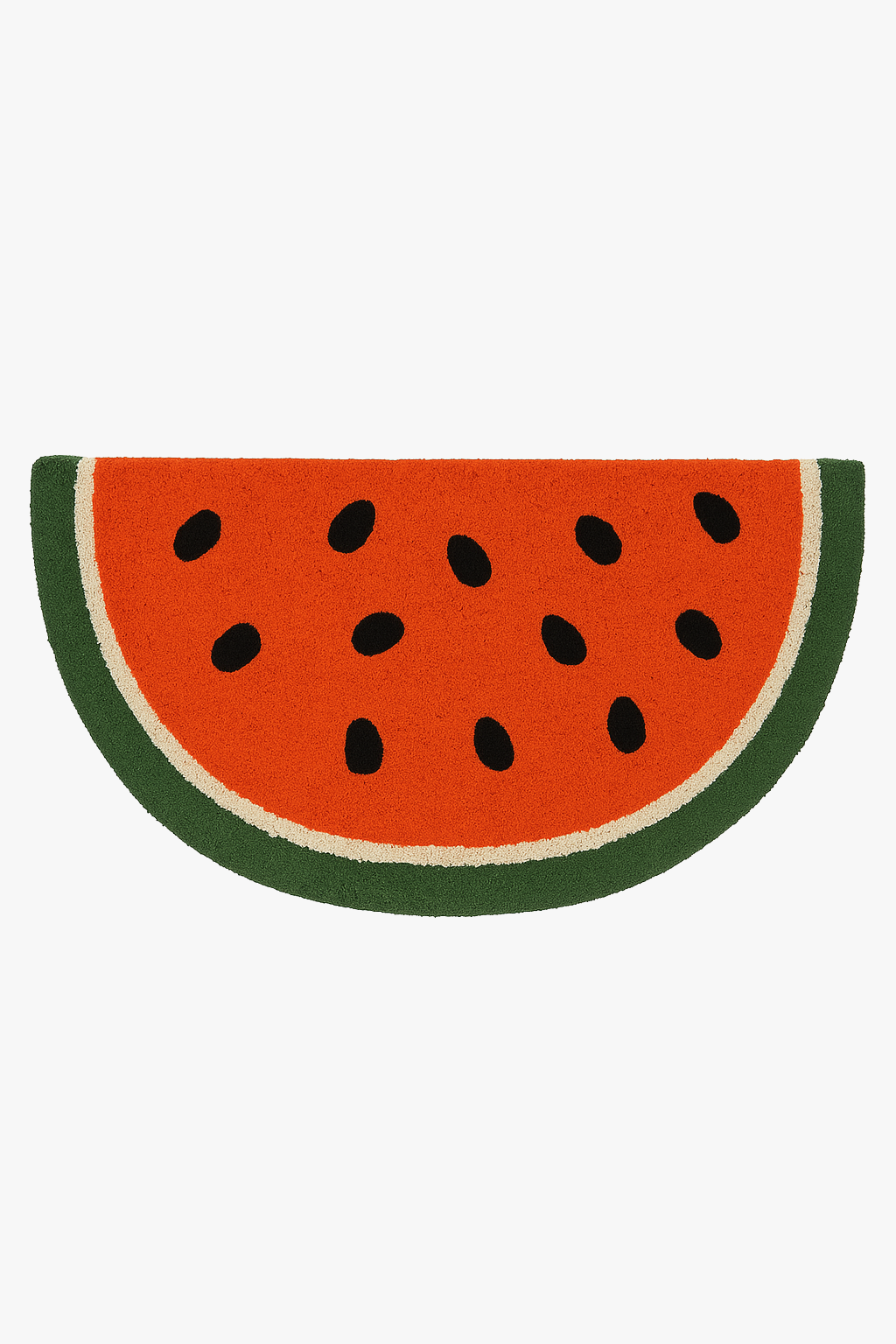 tapis de bain antiderapant motif pasteque doux absorbant