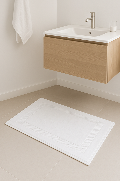 tapis de bain coton absorbant style cartoon moderne