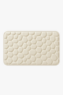 tapis de bain floral mousse memoire antiderapant absorbant