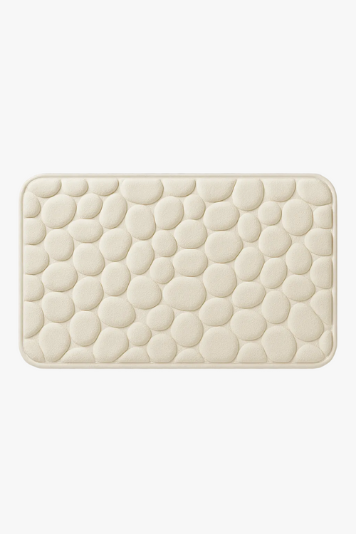 tapis de bain floral mousse memoire antiderapant absorbant