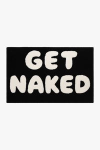 tapis de bain get naked shaggy epais antiderapant