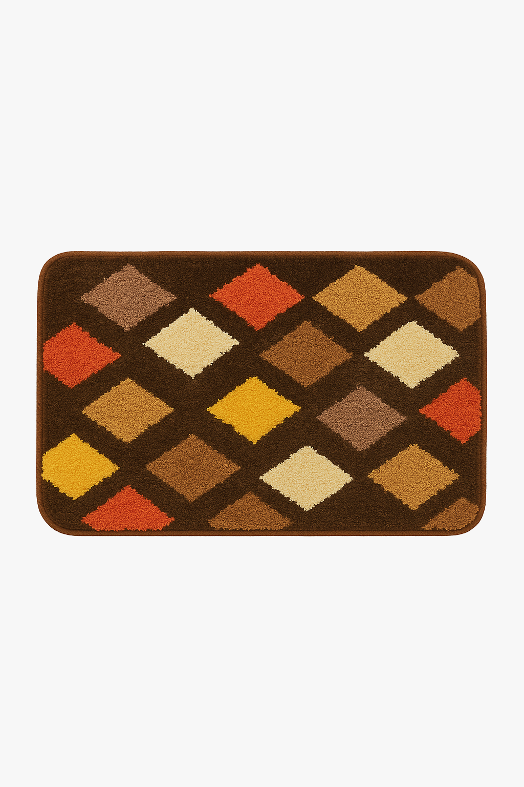 Tapis de bain microfibre doux motif cartoon antiderapant