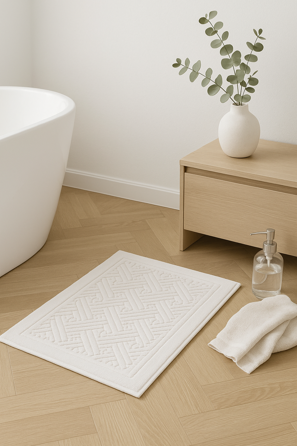 tapis de bain microfibre motif cartoon doux salle