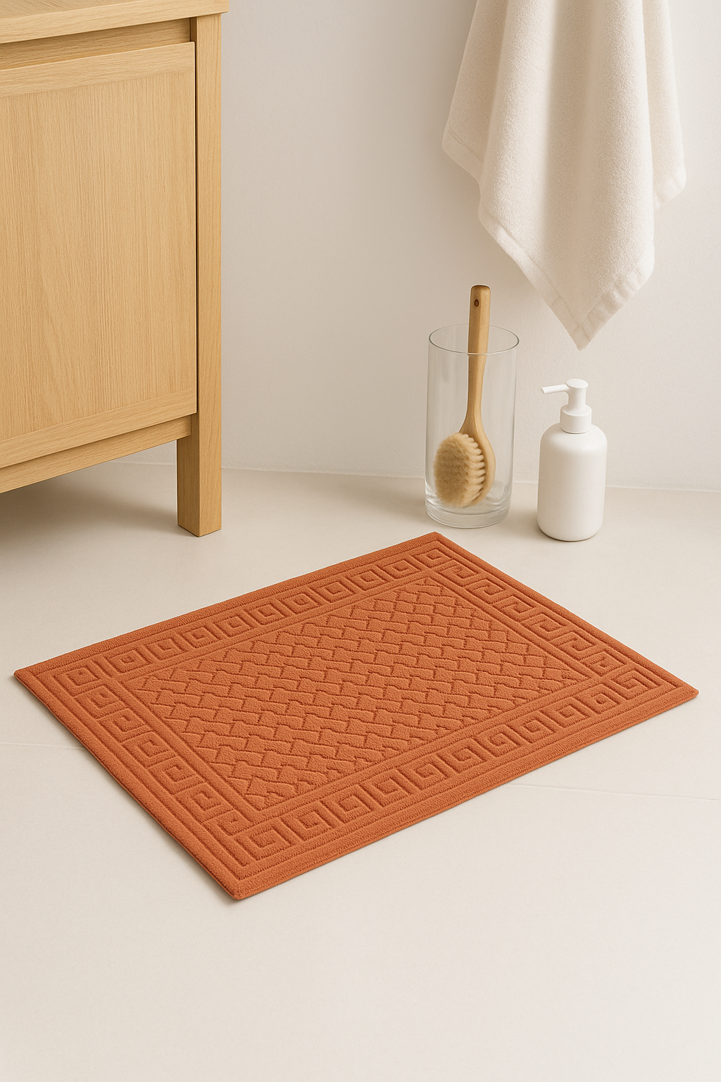 tapis de bain microfibre motif cartoon salle bain - vue 3 sur 2