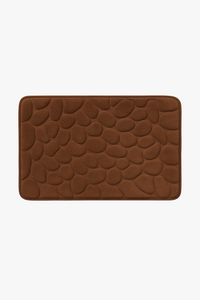 Tapis de bain motif paves mousse memoire antiderapant