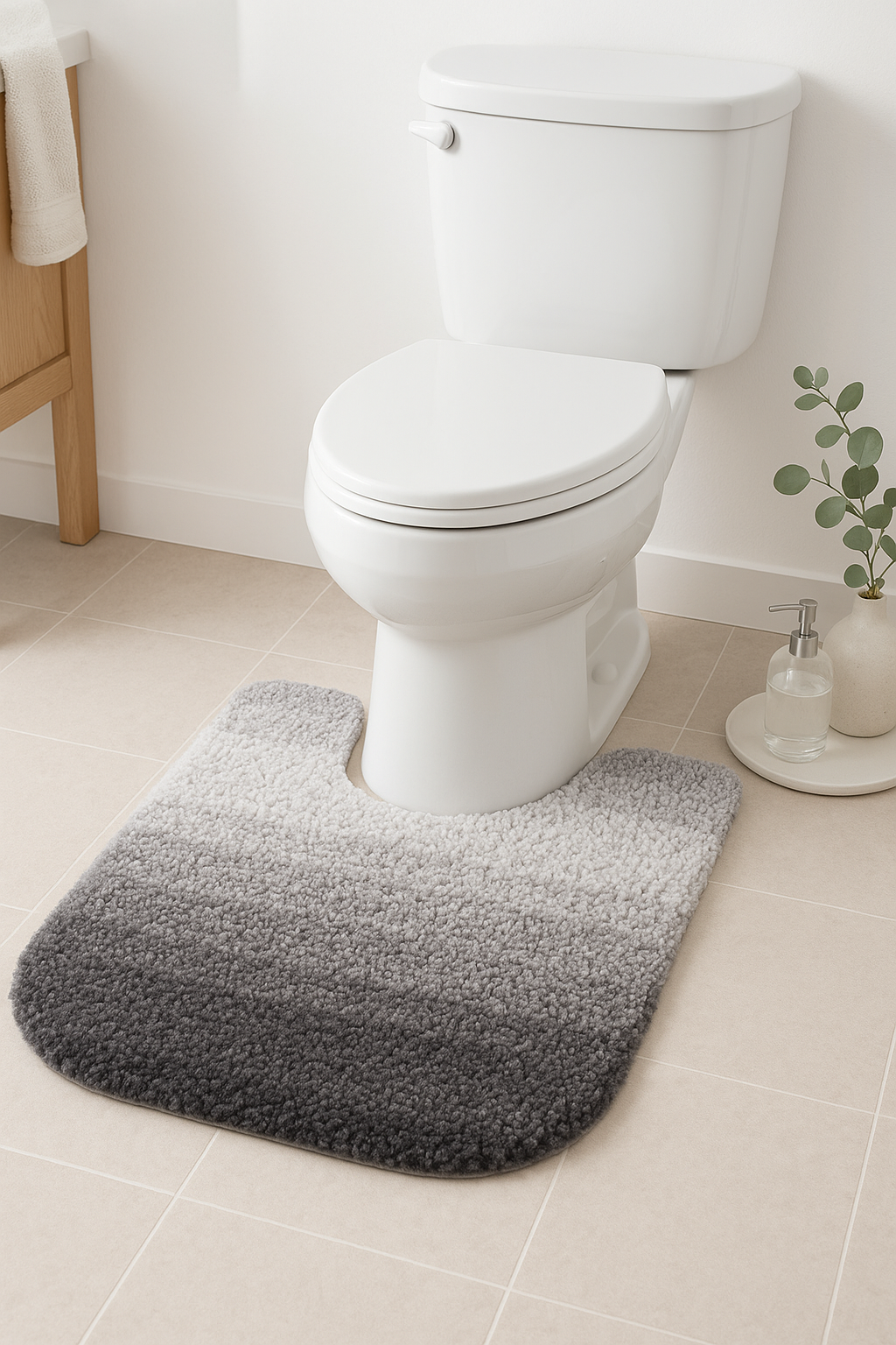 tapis de bain u microfibre antiderapant absorbant doux