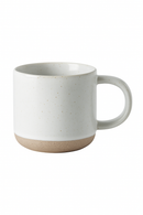 Tasse cafe ceramique mouchetee design moderne anse