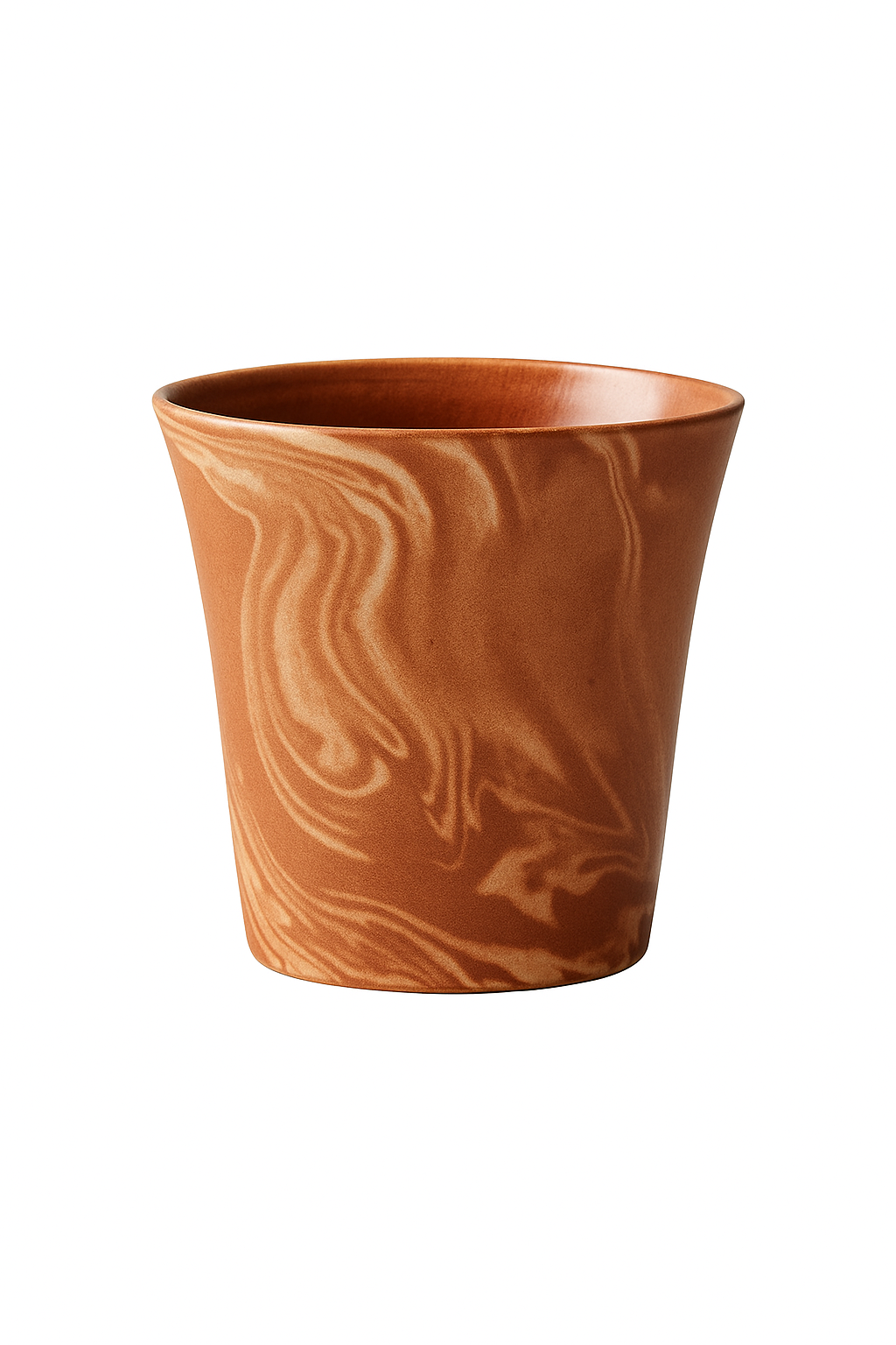 Tasse ceramique motif torsade fait main pratique
