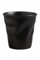 Tasse en gres plissee faite main style vintage