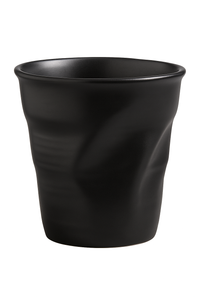 Tasse en gres plissee faite main style vintage