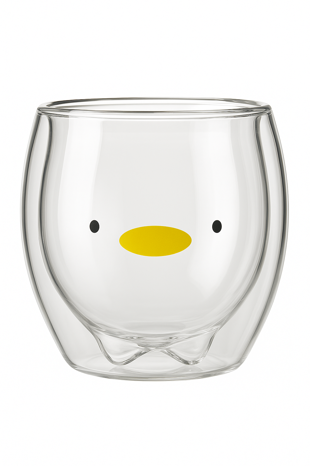 tasse verre double paroi motif animaux 3d mignons