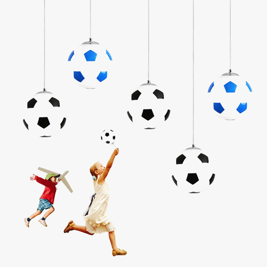 suspension E27 Football boule de verre lumières basket-ball