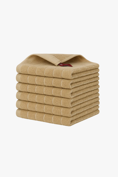 Torchon de cuisine coton éponge gaufré absorbant doux