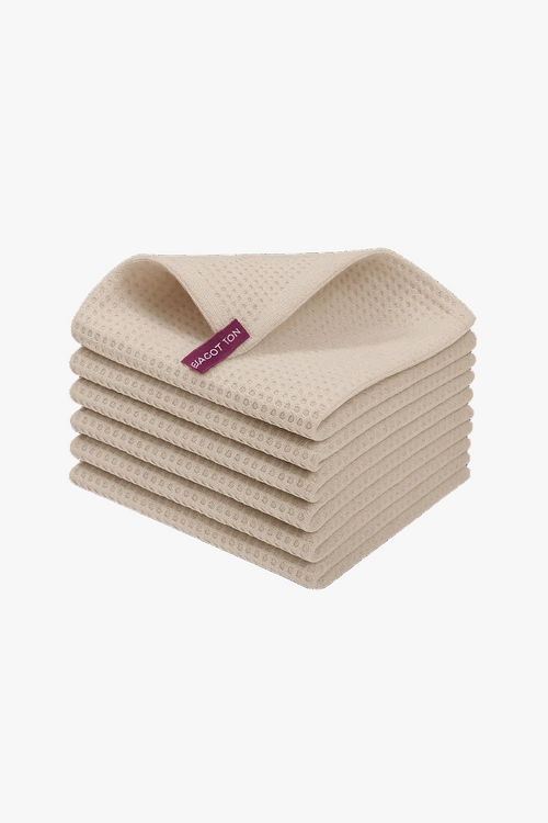 Torchon de cuisine coton gaufré absorbant séchage rapide