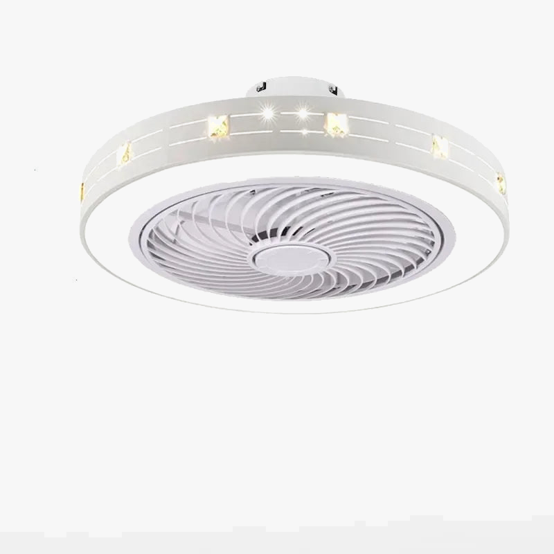 ventilateur de plafond moderne avec lumière led et télécommande