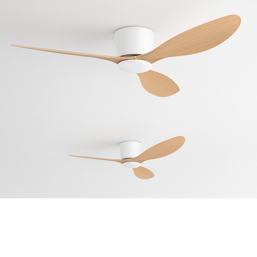 ventilateur de plafond moderne led sans lumière 6 vitesses avec télécommande