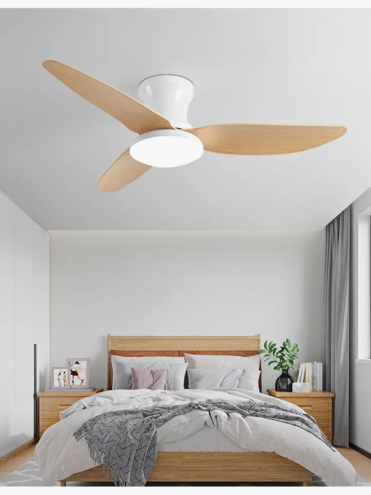 ventilateurs de plafond modernes à moteur continu avec télécommande
