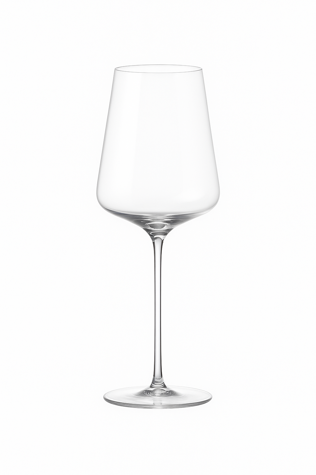 Verre a vin bourgogne cristal fin a pans