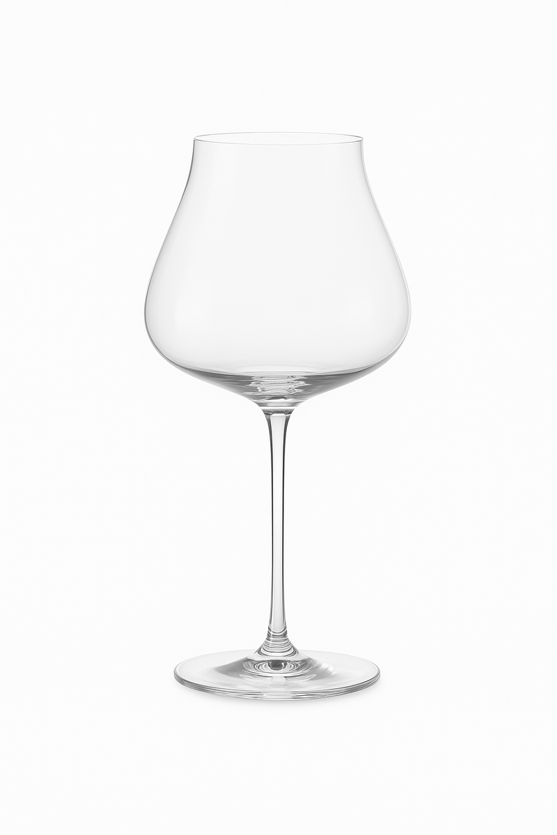 Verre a vin bourgogne cristal leger degustation elegante