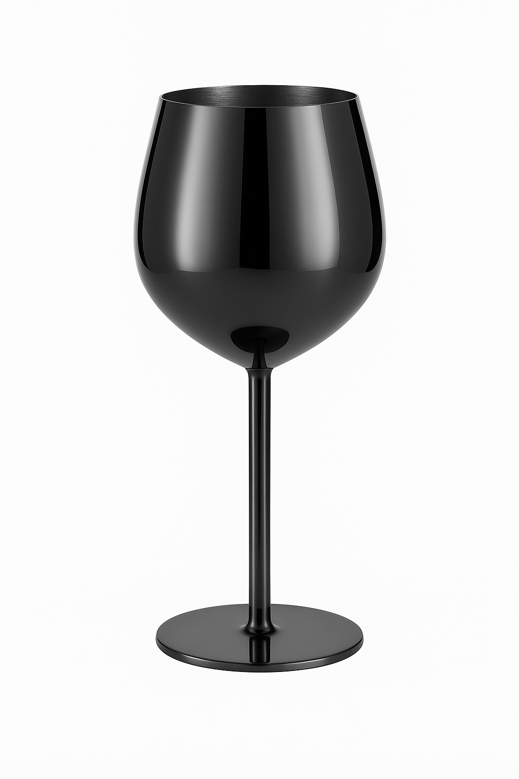 Verre a vin cocktail inox incassable style europeen - vue 2 sur 2
