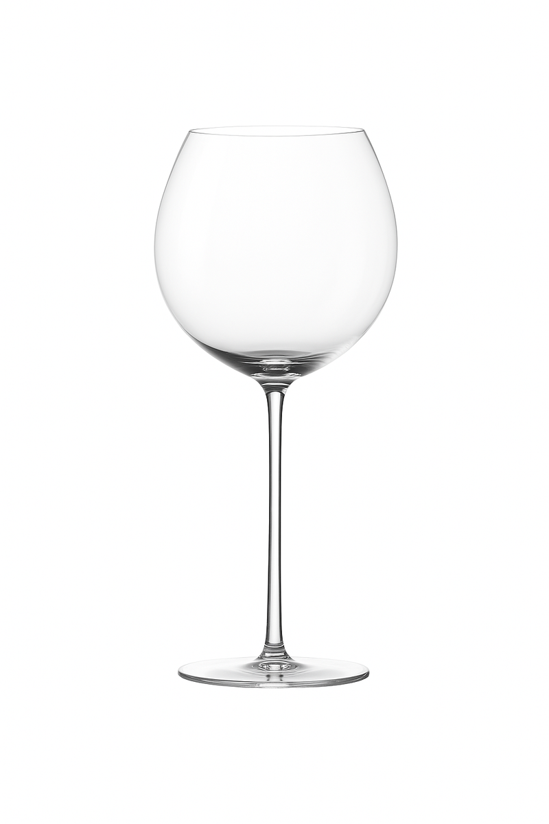Verre a vin cristal extra fin bord bombe