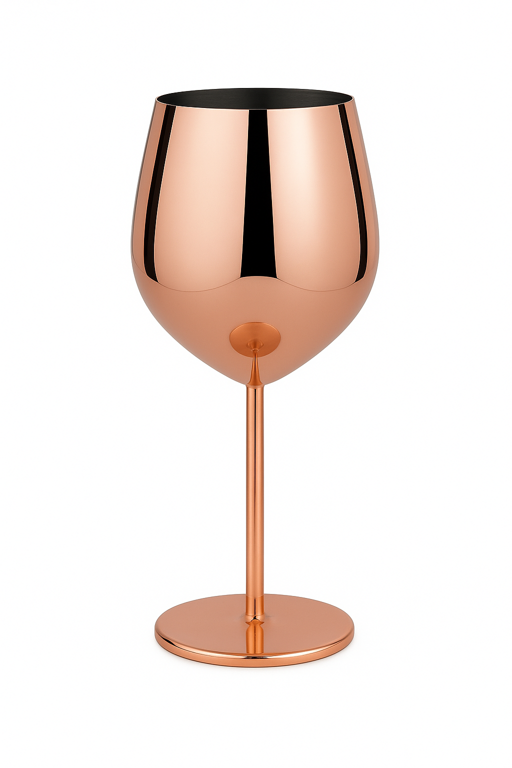 Verre a vin inoxydable incassable style europeen cocktail - vue 2 sur 2