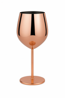 Verre a vin inoxydable incassable style europeen cocktail