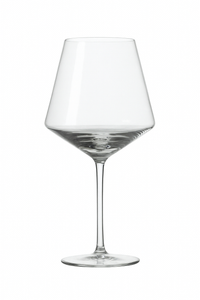 Verre a vin rouge cristal style nordique artisanal