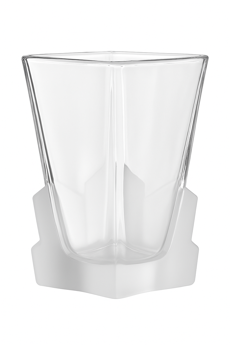 Verre artistique relief luxe pour whisky vin jus