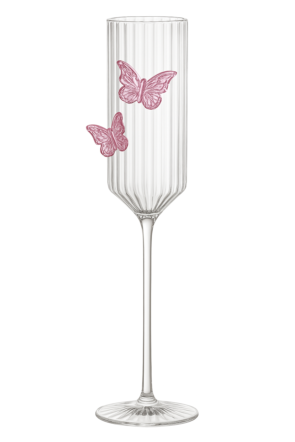 Verre champagne cocktail papillon style haut de gamme - vue 2 sur 2